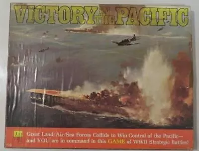 AH Avalon Hill 1977 : VICTORY IN The PACIFIC Game - WW2 Naval War (PUN) EX • $95.99