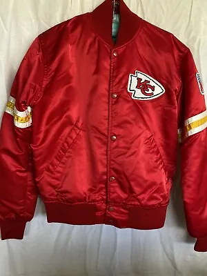 Kansas City Chiefs NFL Starter Stain Varsity Jacket Small￼ • $100