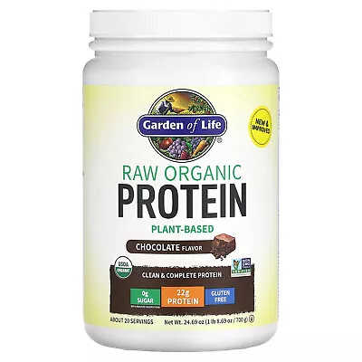 RAW Organic Protein Plant-Based Chocolate 24.69 Oz (700 G) • $36.68