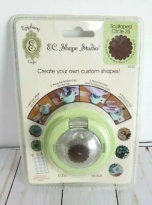 Epiphany Crafts Shape Studio Scalloped Circle 25 New SEALED! EC • $10