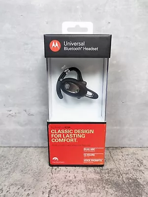 Motorola H730 Over Ear Bluetooth Wireless Headset Black Universal 89422N NEW NIB • $149.95