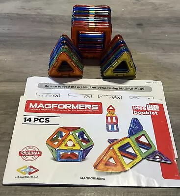 Lot Of  Magformers Intelligent Magnetic Construction Building Tiles 27 Pieces • $24.77