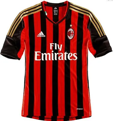 3882 Adidas AC Milan 2013/2014 Shirt Competition Home Child T-Shirt G77260 • $151.30