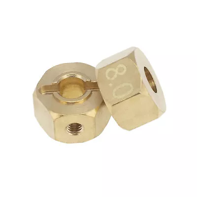 Brass Heavier Wheel Hex Hub For Axial SCX10 90046 RR10 RGT 86100 MST 1/10 RC • $9.67