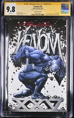 Venom #25 CGC 9.8 Signed Crain Variant B KRS Black Flag Hulk Annual #1 • $170