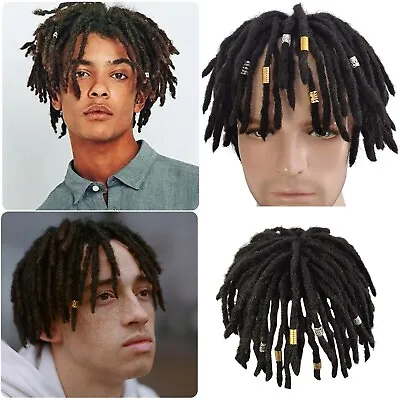 Men'S Wig Male Dirty Braid Set Head Style Short Hair Styling Acting Cool Hip Hop • $31.07