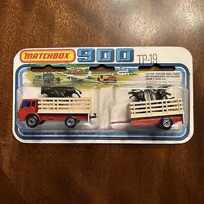 Matchbox 900 TP-19 Cattle Truck And Trailer Sealed • $29.99