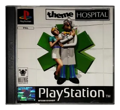 THEME HOSPITAL (PS1 Game) Park Playstation A • $50.04