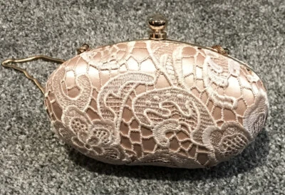 £7 • Buy BNWOT Stunning Hard Bodied Champagne Coloured Clutch Bag