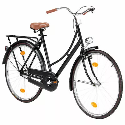 Unisex Steel City Bike Bicycle 28 Inch Wheels V Brake And Coaster Brake S O6T9 • £639.61