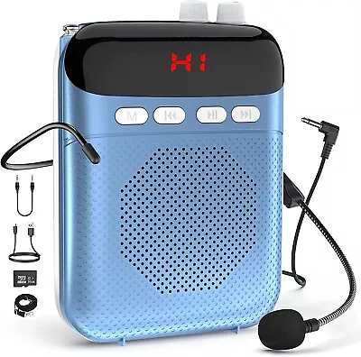 Voice Amplifier Portable Rechargeable PA System Speaker With LED Display • $19.99