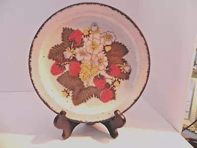 MIDWINTER LTD  W R Stonehenge Strawberry Dinner Plate • $14.95