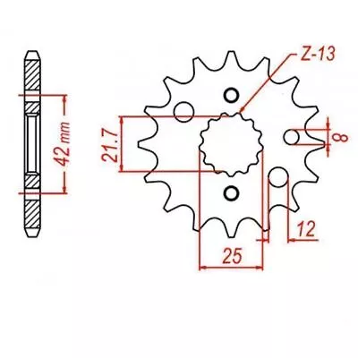 MTX Standard Front Sprocket 16T For Kawasaki ZX-9R NINJA (ZX900) 1994-2001 • $34.39