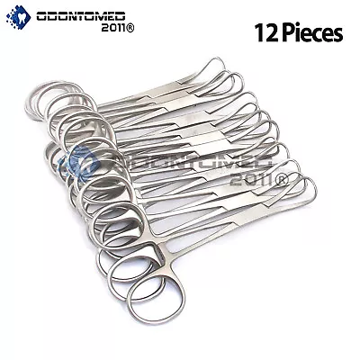 12 Ea Backhaus Towel Clamp 3.5  Surgical Dental Veterinary Instruments • $19.05