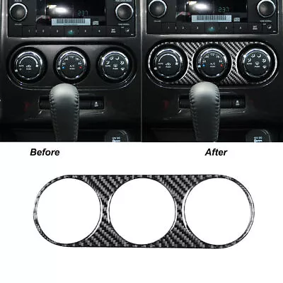 Carbon Fiber Interior Climate Control Cover Trim For Dodge Challenger 2008-2014 • $11.78