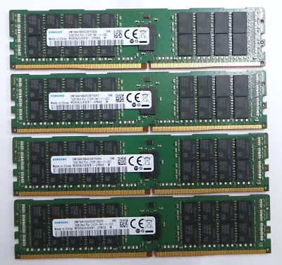 SAMSUNG  64GB KIT (4X 16GB) PC4-2133P -R SERVER RAM FreeUKShip 100DayWarranty • £54.99