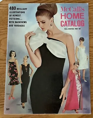 Vintage Original 1964-65 McCall's Home Catalog Fall-Winter Fashion Patterns • $19.95