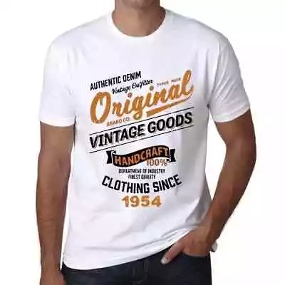 Men's Graphic T-Shirt Original Vintage Clothing Since 1954 70th Birthday • $31.89