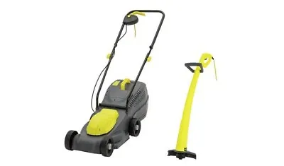 Challenge Corded 32cm Rotary Lawnmower & 22cm Grass Trimmer Twinpack (a) • £62.99