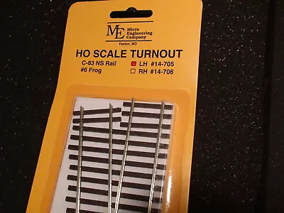 Micro Engineering #14-705 Turnout Left Hand Code 83 Lh  • $36.95