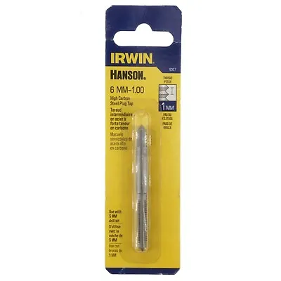 Irwin Hanson 8327 M6-1.00mm High Carbon Steel Plug Tap • $3.94