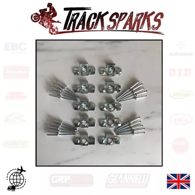 £8.99 • Buy Fasteners Dzus Type Honda Yamaha Suzuki Kawasaki Backing Plate Receptacle X10