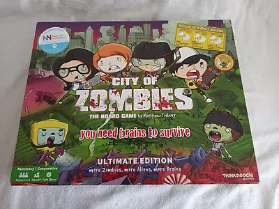 City Of Zombies Board Game Ultimate Edition Thinknoodle Games -  VGC • £17.99