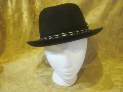 Vntg Wormser Fedora Hat 'TWEEDIE' Braided Horse Hair Band W Tassel Size 7 • $40