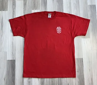 VTG Miami Police Badge Mens Red T-shirt. Size XL • $15.99