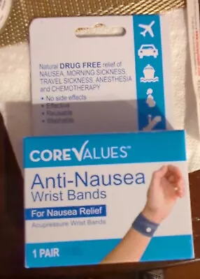 Anti-Nausea Acupressure Wristband For Motion / Morning Sickness  • $10