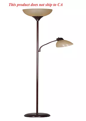 72  Modern Light Floor Lamp For Room With Adjustable Reading Standing Led Brown • $23.25