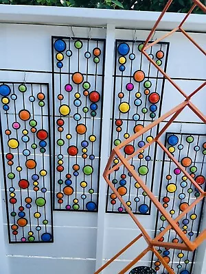 Metal Wall Art- Tre                             Mid Century Modern.36in X 10in • $99.95