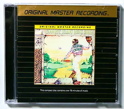 ELTON JOHN Goodbye Yellow Brick Road CD 24 Kt GOLD MOBILE FIDELITY MFSL • $39.95