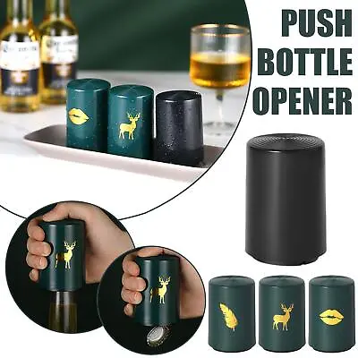 Magnetic Automatic Beer Bottle Cap Opener Push Down Opener Gifts NICE ζт цξ • £3.67