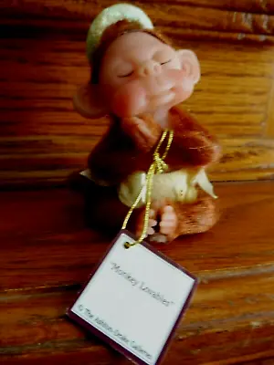 Ashton Drake/ Lydia Marlene Resin  Monkey Lovables  With Hang Tag • $17.99