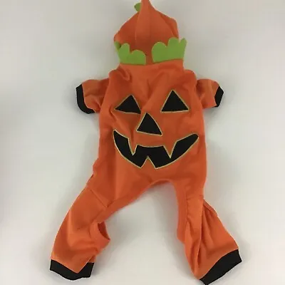 Martha Stewart Pets Halloween Costume Pumpkin Jack O Lantern Animal Dog Small • $18.44