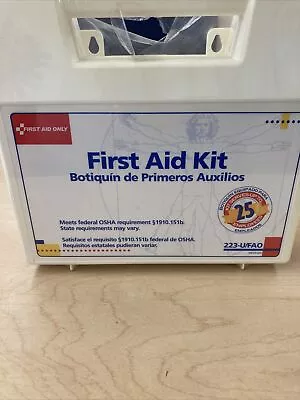 First Aid Only 223-U 25 Person Plastic Case First Aid Kit • $35.08