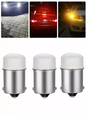 2pcs Car Signal Lights LED 1156 BAY15s Led R5W R10W DRL Daytime Running Lamps • $8.61