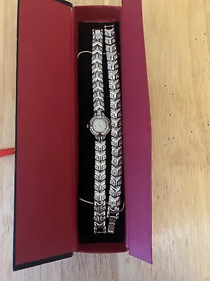 Watch & Bracelet Set Silver Plated Gift Boxed  • £9.99