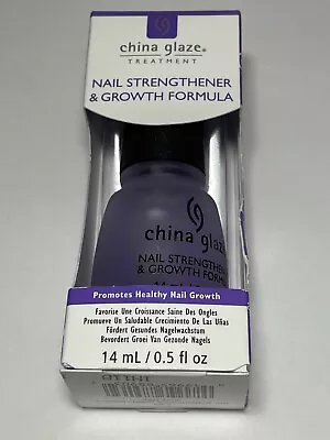 New China Glaze Treatment Polish Nail Strengthener & Growth Full Size 0.5oz • $8.99