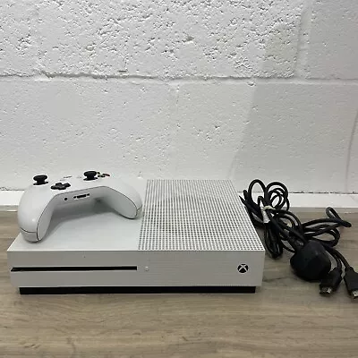 Microsoft Xbox One S 1TB Console - White - With Wireless Controller & Cables • £99.99