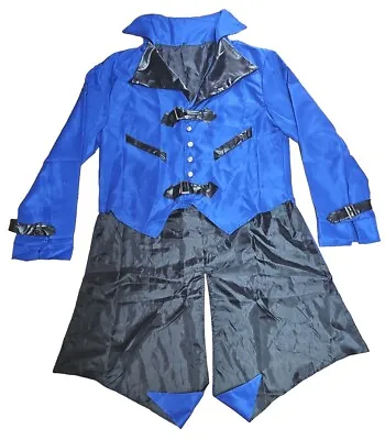 Men's Steampunk Costume Vintage Tailcoat Jacket Gothic Magician Ringmaster Coat • $24.95