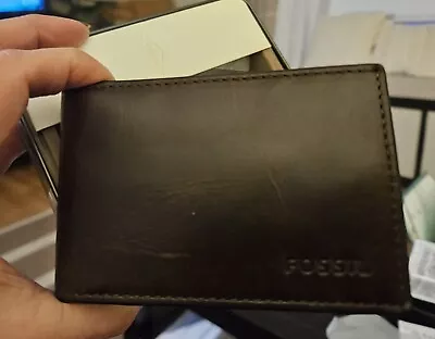 Fossil Men's Derrick Money Clip Bifold Wallet • $30