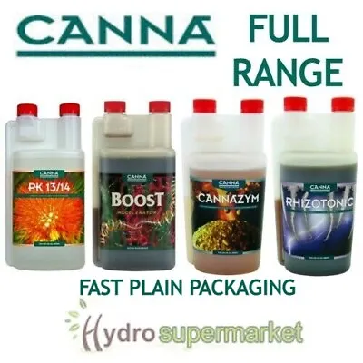 £364.95 • Buy Canna Additives Boost, Pk 13/14 Rhizotonic Cannazym Flush Start Calmag 250,1l.5l