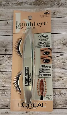 L'oreal Bambi Eye Mascara .28 Fl Oz - 402 Black Brown • $7.50