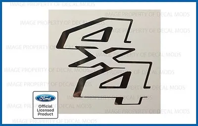 Set Of 2: 2014 Ford 4x4 Decals Stickers Super Duty - Chrome Mirror F250 F350 • $18.76