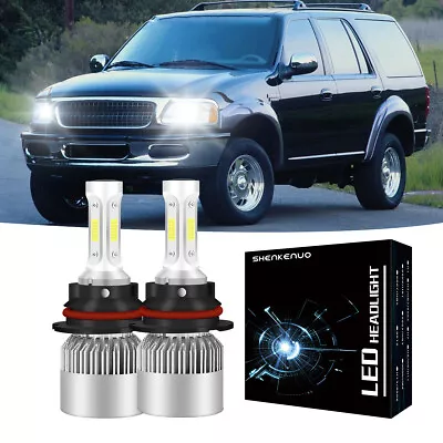 For FORD Expedition 1997-2002 LED Headlight Kit 9007 HB5 6000K White Hi/Low Bulb • $20.96