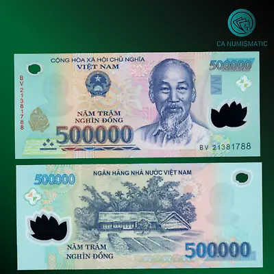 1000000 VND (2x500.000) ONE MILLION VIETNAMESE DONG VIETNAM MONEY & CURRENCY • $65.95