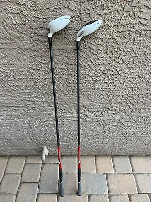 LH Taylormade Burner Superfast 2.0 Rescue 18° & 21° 3 & 4 Hybrid -Reax 60 R Flex • $99.99