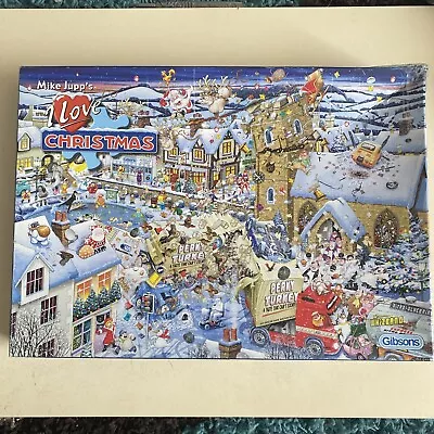 Gibsons - I LOVE CHRISTMAS By Mike Jupp 1000 Piece Jigsaw Puzzle - Unchecked • £3